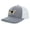 Heather Grey/White, variant on Heritage Pride Canine Collection Beagle Scent Hound Hunting Dog Mens Embroidered Mesh Back Trucker Hat, Loden/Black