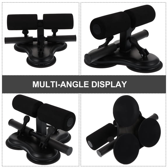 BESTYASH Adjustable Foot Holder for Sit-Ups, Portable Exercise Equipment, 1 Pack, Black, Fitness Workout Accessory