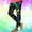 Purple, variant on Womens 2026 Mardi Gras Printed Leggings Tummy Control High Waist Yoga Pants Athletic Fashion Carnival Tights Casual Fashion Bottom Pant Purple M