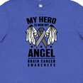 thumbnail image 4 of Inktastic My Hero is Now My Angel Brain Cancer Awareness Youth T-Shirt, 4 of 5