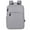 Gray, variant on Business Backpack,Waterproof Bag For Travel Flight Fits 15.6 Inch Laptop With USB Charging Port
