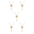 thumbnail image 1 of Collar de mujer Qarigey Estilo simple Hermosa joyería dorado Corazón Type2 NO2, 1 of 6