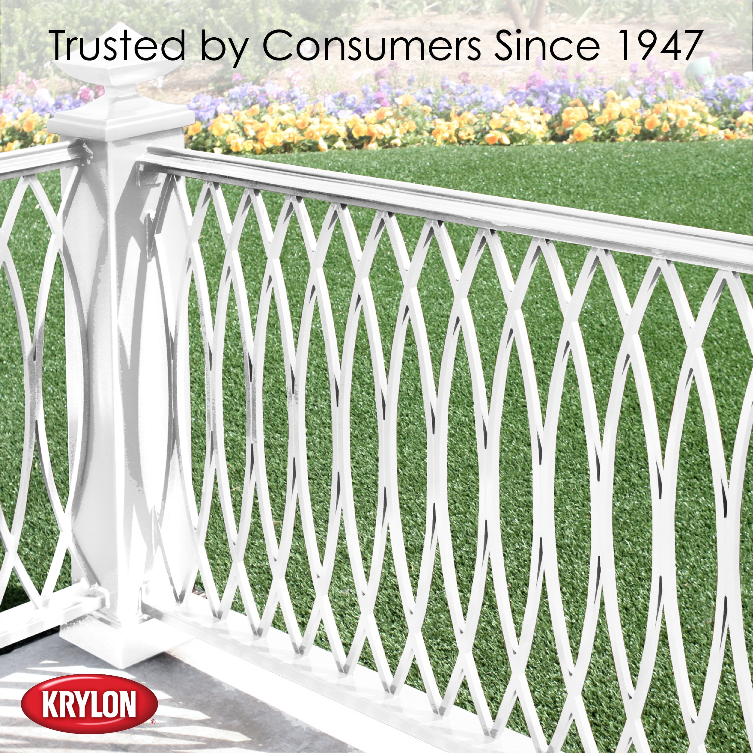 Krylon K07515000 Krylon Rust Protector Enamel White Gloss 15 oz. Spray Paint, Multi-Surface, (1 Piece, 1 Pack)