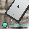 thumbnail image 4 of Dteck Waterproof Case with Built-in Screen Protector for iPad 9th Generation 10.2-inch 2021,iPad 8th/7th Gen 10.2" Outdoor Sports IP68 Waterproof Heavy Duty Dustproof Submersible Full-Body Cover, 4 of 11