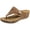 Brown, variant on Womens Wedge Sandals Flip Flop Hollow Out Open Toe Sandals Beach Vacation Casual Sandals