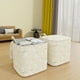 thumbnail image 5 of Fiudx Ofertas de la semana Bolsa organizadora de almacenamiento de ropa de gran capacidad con asa reforzada, tela gruesa para edredones, mantas, ropa de cama, plegable con cremallera resistente, 5 of 7