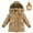 Bronze, variant on Hwmodou Boys Puffer Jackets Thick Fashion Padded Jacket Long Childrens Warm Padded Jacket Toddler Girl Winter Coat ,5-9Y