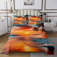 thumbnail image 1 of Erosebridal Summer Holiday Coverlet Set King,Palm Tree Bedding Set,Ocean Bedroom Decor,3-Piece, 1 of 5
