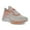 White/Salmon, variant on Womens Host Casual Athletic Inspired Fashion Sneaker Shoe