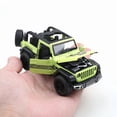 thumbnail image 1 of Vehículo todoterreno Wrangler convertible 1/36, metal fundido a presión, juguete para niño, cuatro puertas que se pueden abrir, función extraíble,convertible  verde, 1 of 7