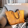 thumbnail image 2 of Bolso Montana West MWC-118YL para mujer de cuero vegano amarillo, 2 of 6