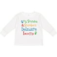thumbnail image 3 of Inktastic Delaware Grandma Grandpa Love Me Boys or Girls Long Sleeve Toddler T-Shirt, 3 of 5
