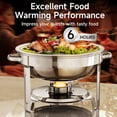 thumbnail image 2 of Juego de 4 unidades, acero inoxidable, 5 litros, color plateado, de la marca Chaming Dishes, 2 of 7