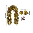 thumbnail image 2 of Fall Porch Decor 69 Inch Artificial Grape Leaf Garland Fall Halloween Decor Autumn Decorations for Home Indoor Outdoor Thanksgiving Hanging Wall Display 1 Pack, 2 of 7