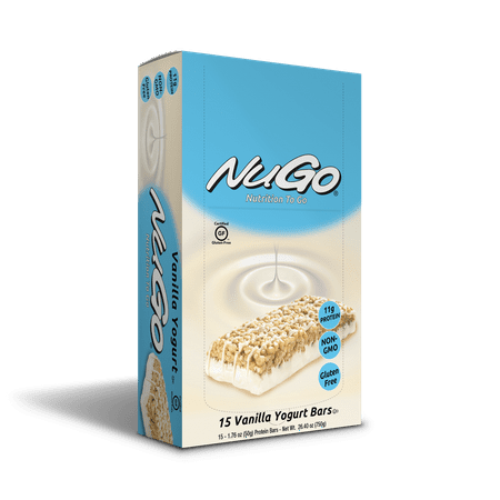 NuGo Family Protein Bar, Vanilla Yogurt, 11g Protein, 15