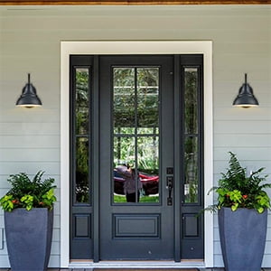 Moose Outdoor Proch Light Fixture Gooseneck Barn Light Black Patio Light 1-Light