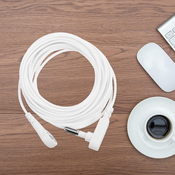 VORCOOL Anti Shock Grounding Cable for Users of Grounding Products White Plastic 1Set