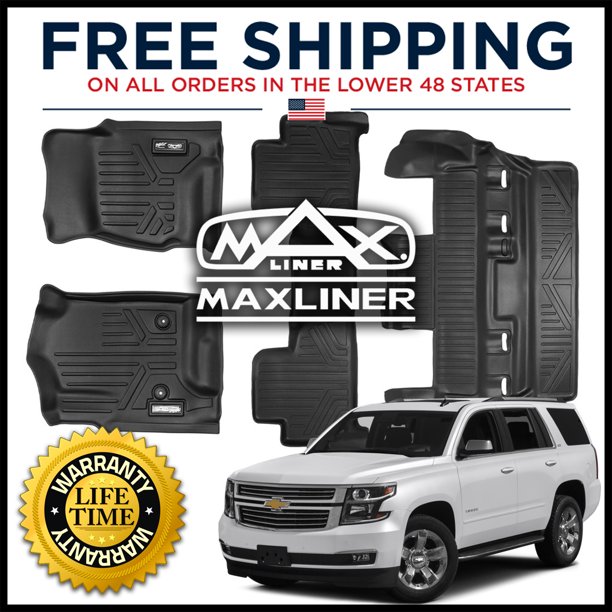 MAXFLOORMAT 152020 Chevy Tahoe/GMC Yukon 1st/2nd/3rd Row Floor Liner