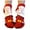 B01-Red, variant on Fewfanhot Women's 3D Fun Cute Slipper Socks - Thick Fleece Lined Design Novelty Socks for Winter and Christmas Gift Giving