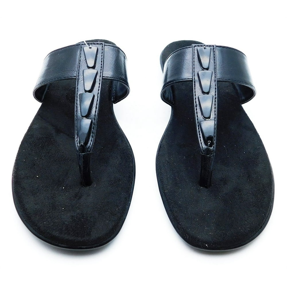 aerosoles black flat sandals