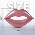 thumbnail image 2 of ParentGiant Pink Lips Pool Float – 43.3 x 31.5 Inch Adult Water Lounger Large Pool Float Inflatable Big Mouth Print Floating Row Water Toy Rest Swimming, 2 of 6
