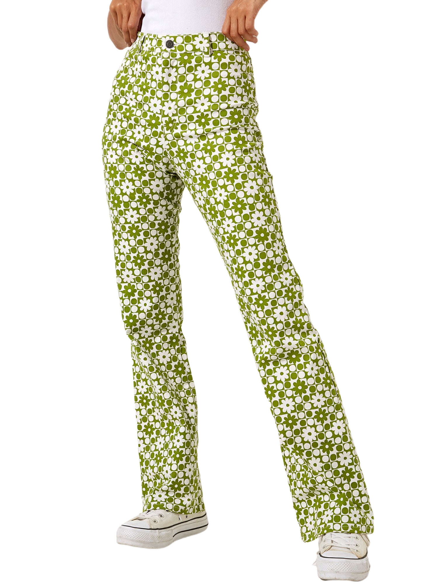 Ma\u0026Baby Womens High Waist Bell Bottom 