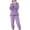 Purple, variant on cfhntfmh Two Piece Sets for Women Sweatsuit Wide Leg Jogger Sets with Pockets Long Sleeve Lapel V Neck Sweatshirt Fall Tracksuit(Red,X-Large)