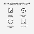 thumbnail image 3 of Cricut Joy Xtra Smart Iron-On Vinyl (24 in), 9.5" x 24", 3 of 7