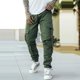 thumbnail image 3 of Pantalones Cargo Rectos para Hombre Talla Grande Multibolsillos Multibolsillos Pantalones de Moda para Hombre Pantalones de Ajuste Regular Algodón Calle Holgados Largos, 3 of 5