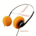 thumbnail image 4 of Lightweight Adjustable Classic Vintage 80's Headphones for Walkman MP3-Laptop HO, 4 of 9