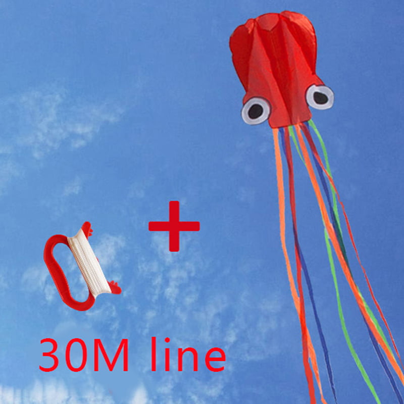 Details about   Large Easy Flyer Kite for Kids-Software Octopus Long-Perfect for BeacH_wk 