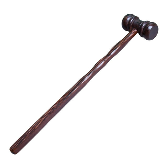 Esquirla Wood Massager Hammer Relaxation Versatile for Home Office for Legs Back Neck Judge Hammer