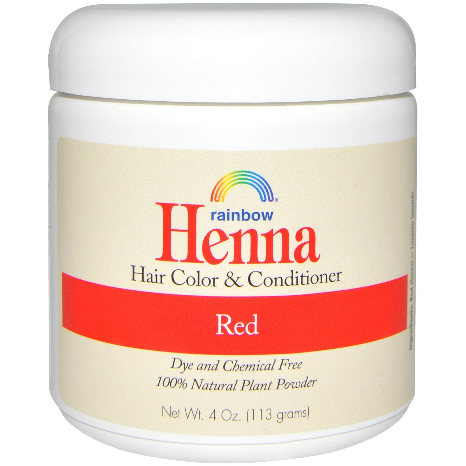 Henna, Hair Color and Conditioner, Red, 4 oz (113 g) - Walmart.com