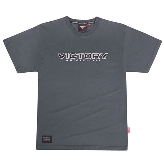 Victory Motorcycle New OEM Men's Blue Logo Tee Shirt, Small, 286517902