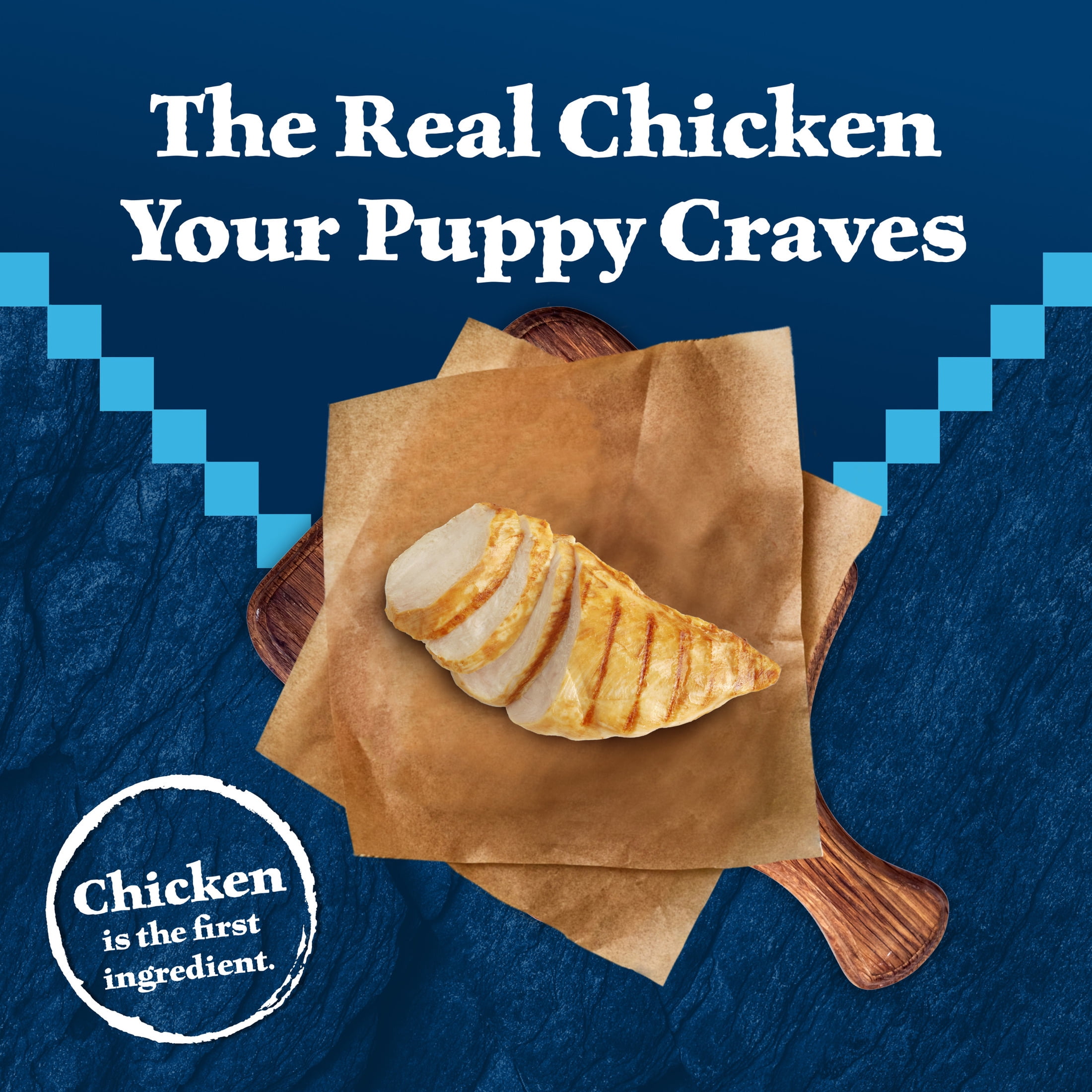 Blue Buffalo Wilderness High-Protein Natural Puppy Dry Food, Chicken Recipe, 4.5-lb. Bag
