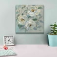 thumbnail image 4 of Epic Graffiti 'Blue Gray Floral' by Silvia Vassileva, Canvas Wall Art, 12"x12", 4 of 8