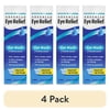 (4 pack) Advanced Eye Relief Eye Wash from Bausch & Lomb, Eye Irrigating Solution, 4 Fl Oz (118 mL)