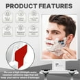 thumbnail image 5 of ToiletTree Products Fogless Shower Mirror for Shaving & Makeup - Adjustable - Anti-Fog Mirror with Squeegee, 5 of 9