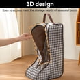 thumbnail image 4 of Jimin 2pcs Boot Bag Shoe Bag Boot Storage Riding Boot Bag Shoe Bag Travel Portable Boot Bag Dustproof Suitable for Home and Travel with Carry Handles at the Top, Bronze, Shoe Storage Bag, 4 of 6