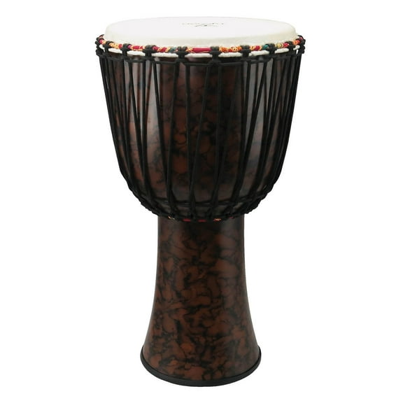 Tycoon 12 Fiberglass Rope Tuned Djembe - Marble Finish - TFAJ-12MA