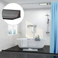 thumbnail image 6 of Bathroom Accessories Shower Dam Barrier Dry and Wet Separation Silicone Flood Barrier Water Stopper Door Bottom Sealing Strip Water Retaining Strip Self-Adhesive BLACK 50CM, 6 of 8