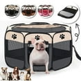thumbnail image 2 of 1pc Foldable Octagonal Pet Fence Kennel - Portable And Spacious Playpen For, 2 of 5