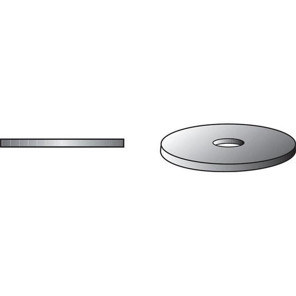 0.19 x 1.5 in. Fender Washer - 100 Per Box