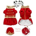thumbnail image 4 of Rewera Dog King Costume Funny Pet Halloween Costumes for Dogs with King Costume for Dogs Dog Costume for Halloween Christmas Birthday Party Photo Props, 4 of 6