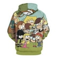 thumbnail image 3 of The Loud House Casual Pullover Hoodie Unisex Hooded Sweatshirt Novelty 3D Graphic Long Sleeve Sweater with Pocket S, 3 of 8