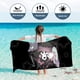 thumbnail image 1 of Kuromi-toallas de microfibra de secado rápido para niños y niñas, baño de Playa Grande, Sanrio, suave, agradable para la piel, ducha bonita, 1 of 7