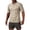 Khaki, variant on Men's Camouflage Polo Shirt Quick Dry Lightweight Breathable Performance Short Sleeve Lapel Tee Cool Feeling Athletic Sports Top for Hiking
