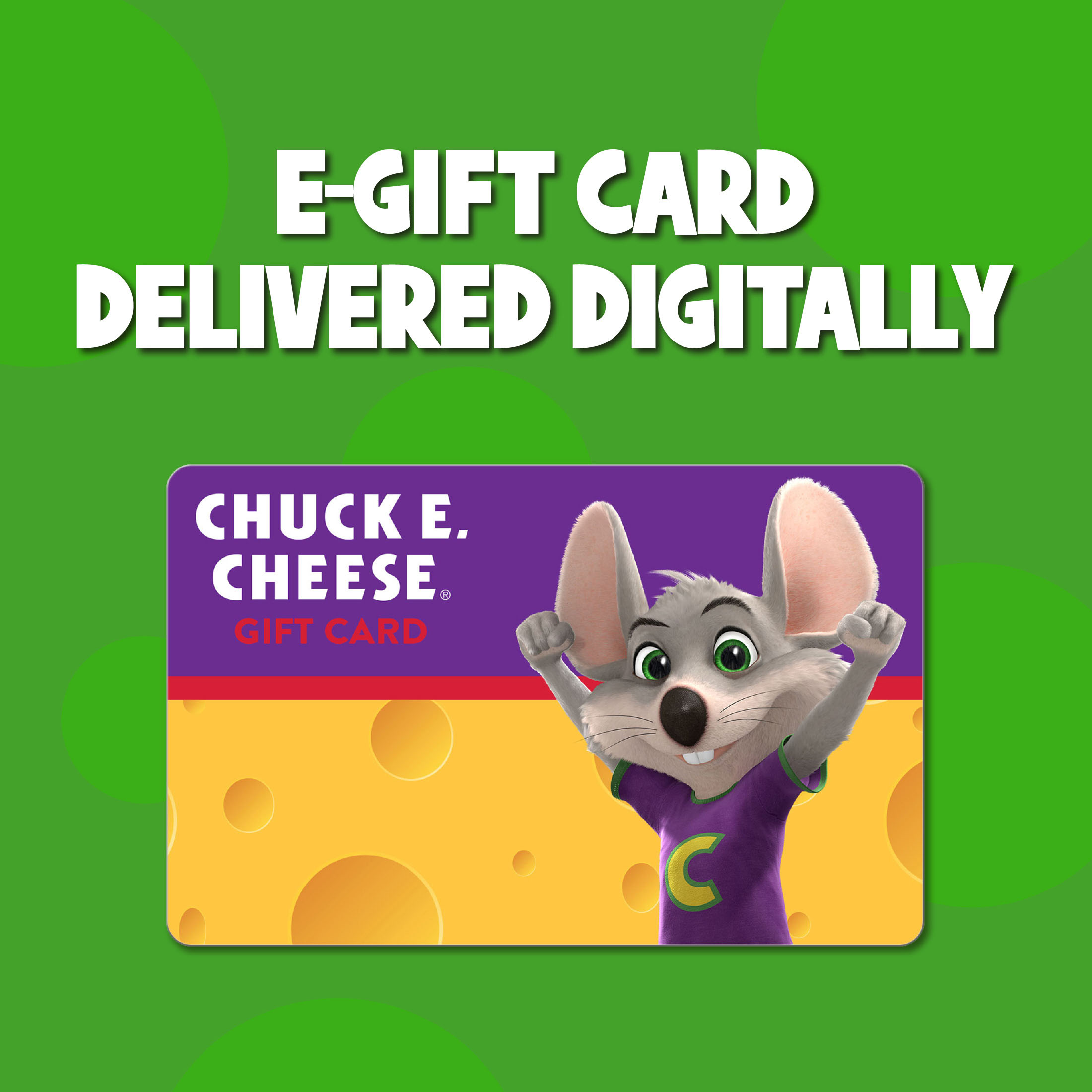 Chuck E. Cheese $50 eGift Card [Email Delivery]