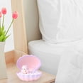 thumbnail image 4 of Shell Mermaid Star Light LED Desk Lamp Sea Princess Creative Decoration Night Light Gift For Girl, 4 of 9