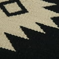 thumbnail image 6 of Black Beige Tribal Woven Down Filled Throw Pillow, 6 of 8